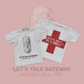 “Let’s Talk Gateway” Tee (White – Red Cross Back)