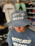 Acid Washed Blue Bucket Hat - Stitched Dreams