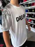 White and Black Spray Paint Fashion Shirt - Stitched Dreams